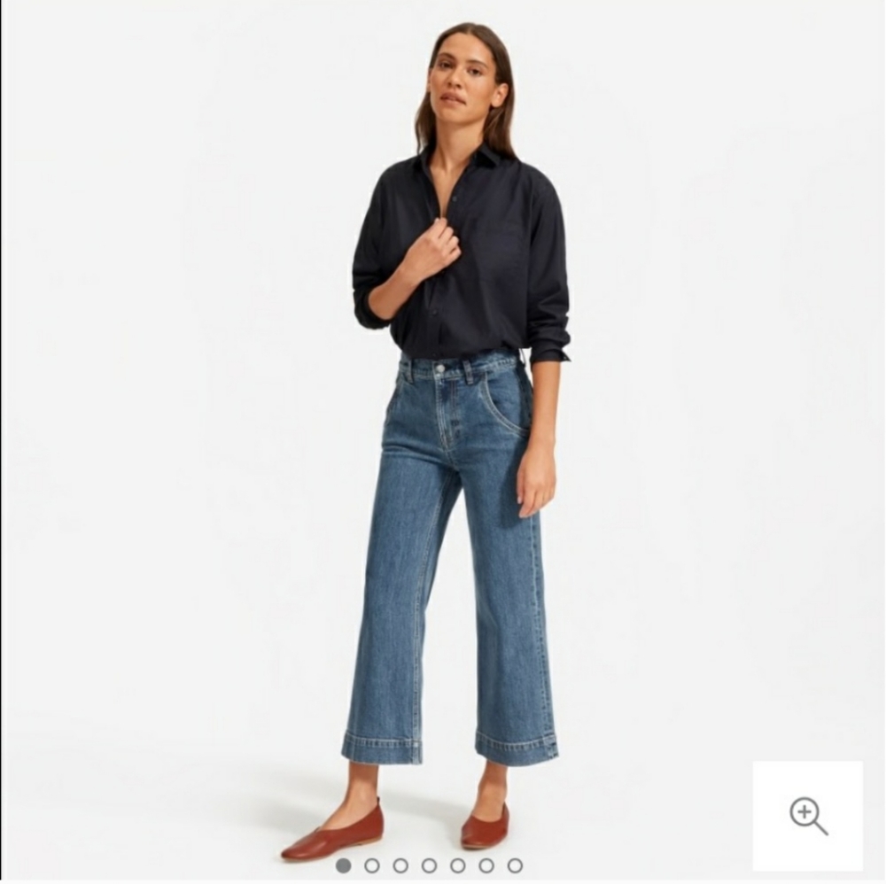 Everlane the Wide Leg Jean high waist